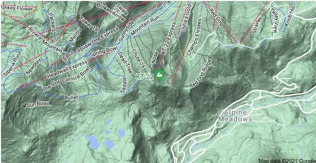 The KT-22 Runs at Squaw Valley, California