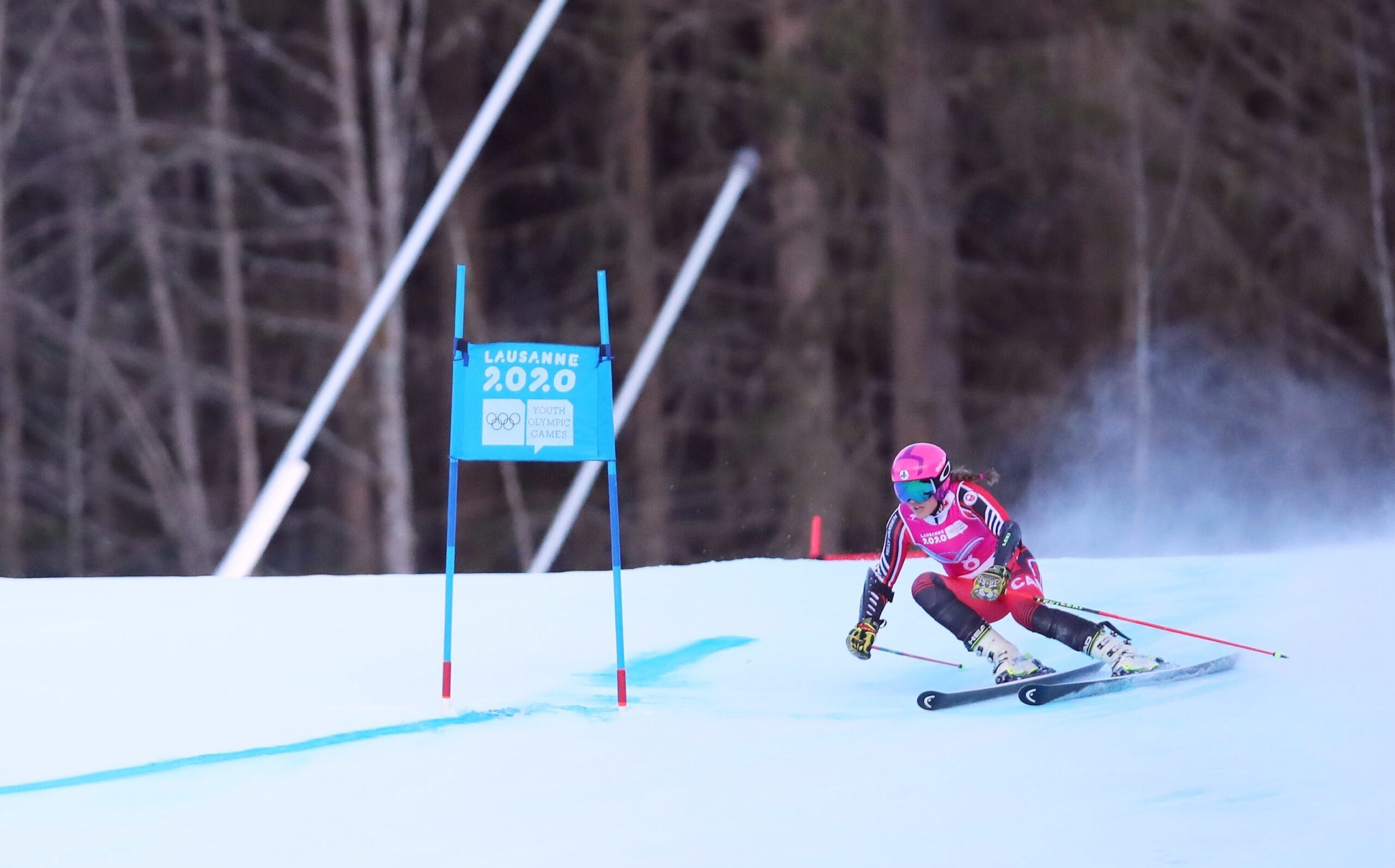 Woman's Alpine Skiing Competition At The Winter Olympics