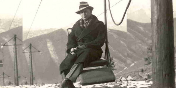 The First Ski Lift In Sun Valley, Idaho